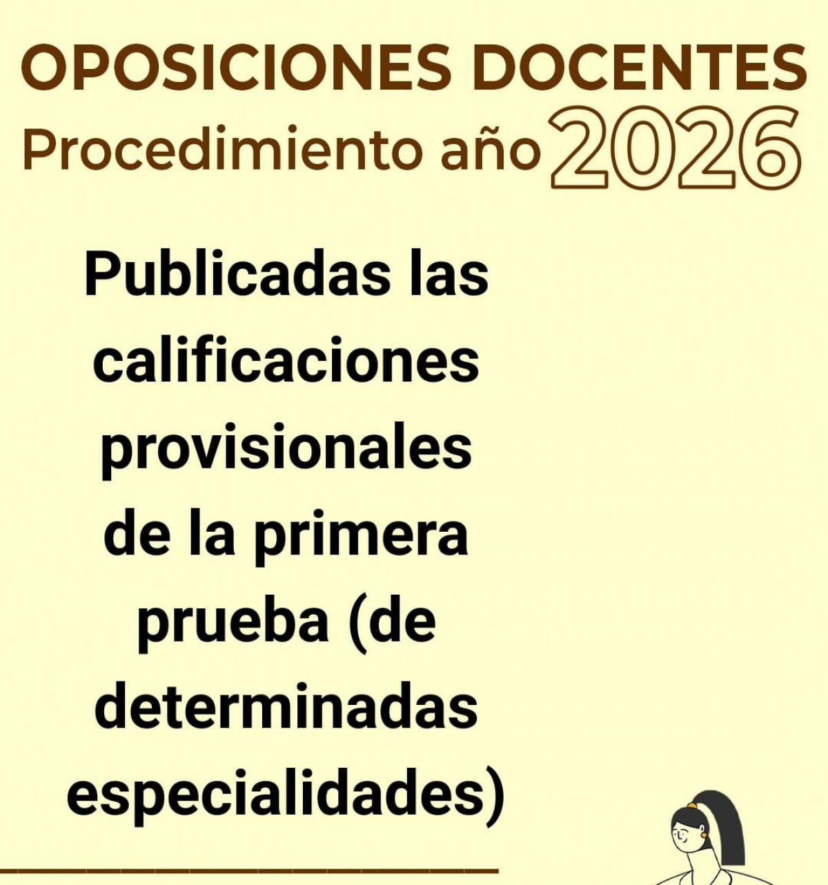 Provisionales Oposiciones 2026