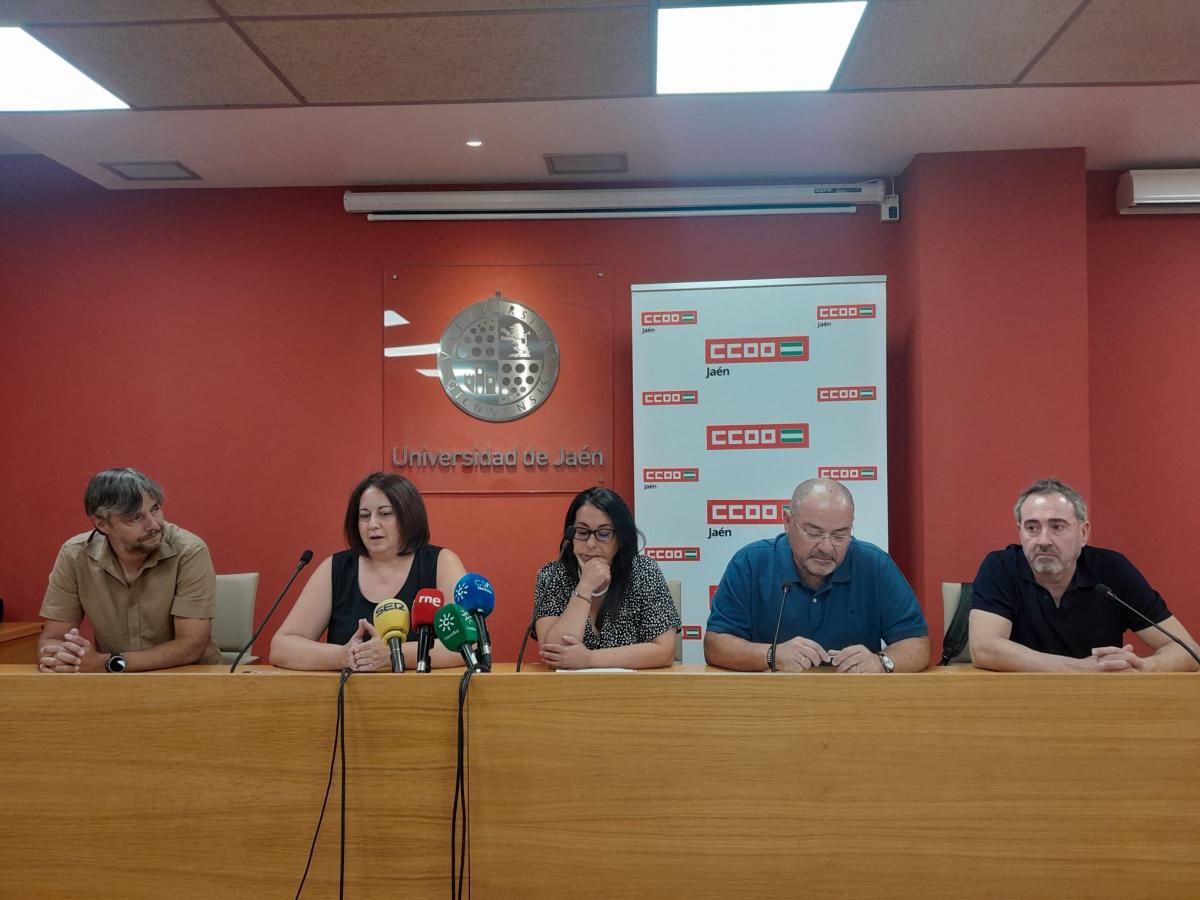 CCOO denuncia los recortes de personal de la UJA
