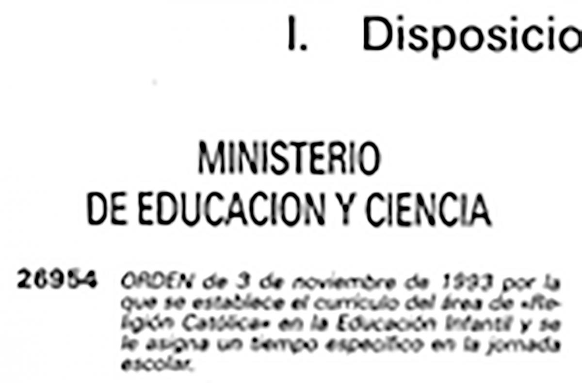 Orden 3 de noviembre 1993