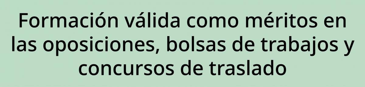 Formacion Homologada profesorado