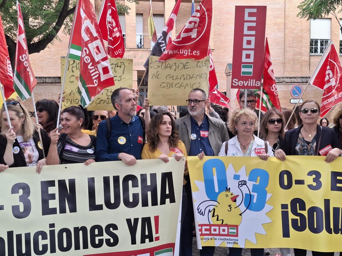 Movilizaciones en Educación Infantil en toda Andalucía