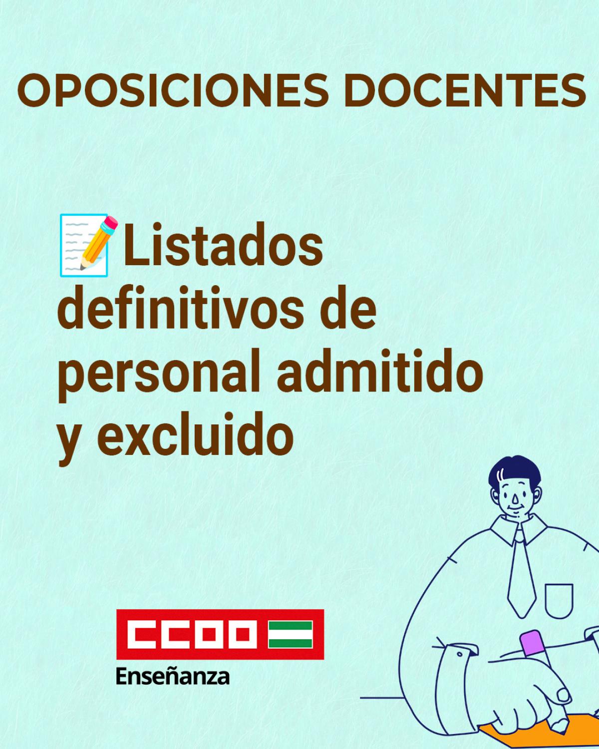 Listado definitivo oposiciones 2025
