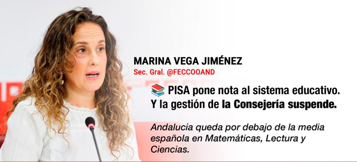 Marina Vega valora el informe PISA