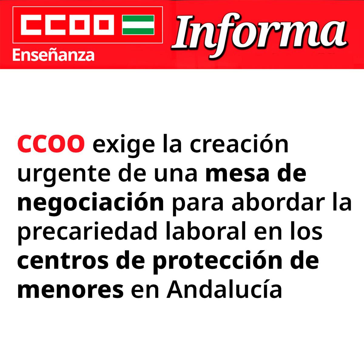 Negociación en los centros de menores