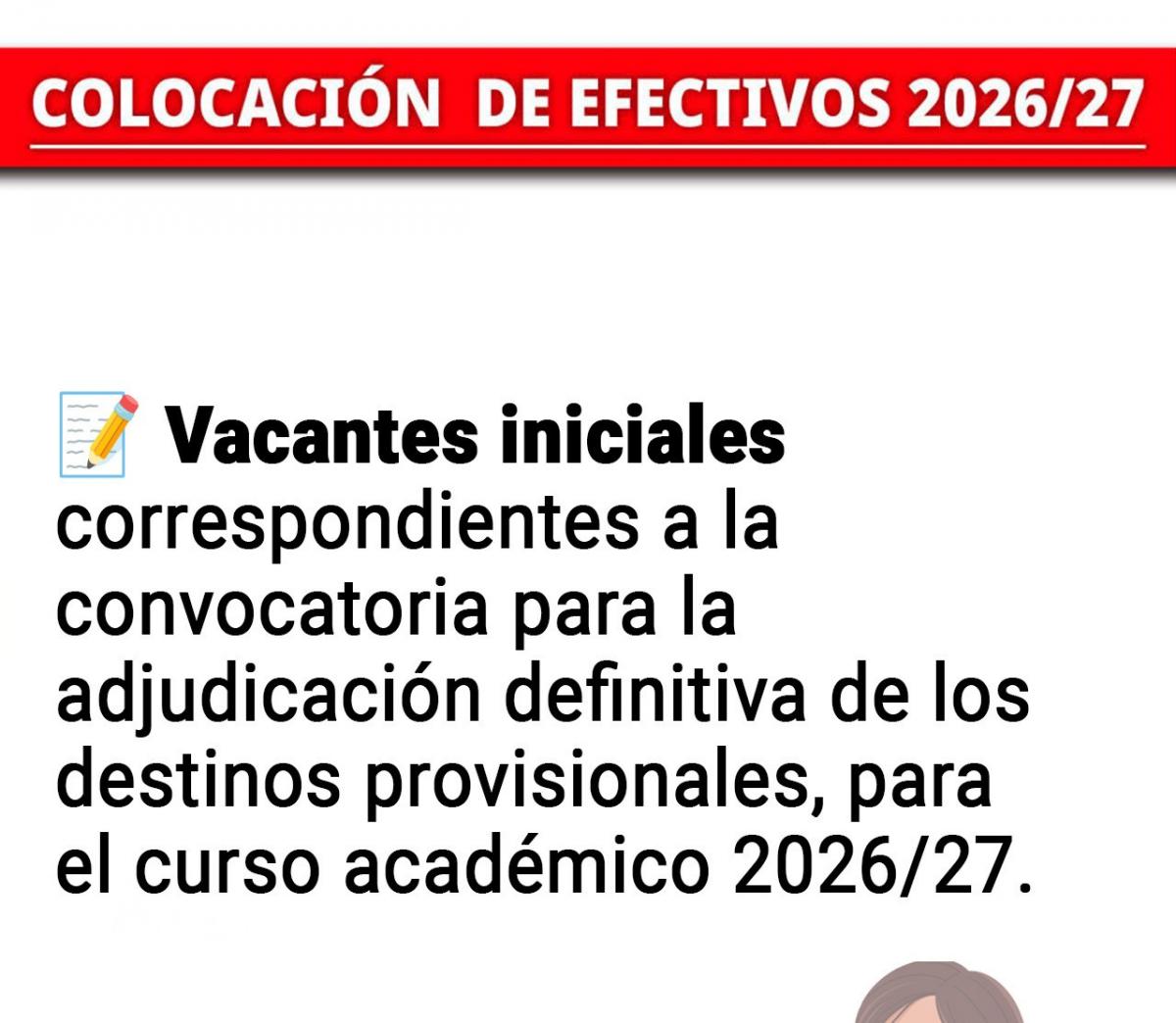 Vacantes iniciales