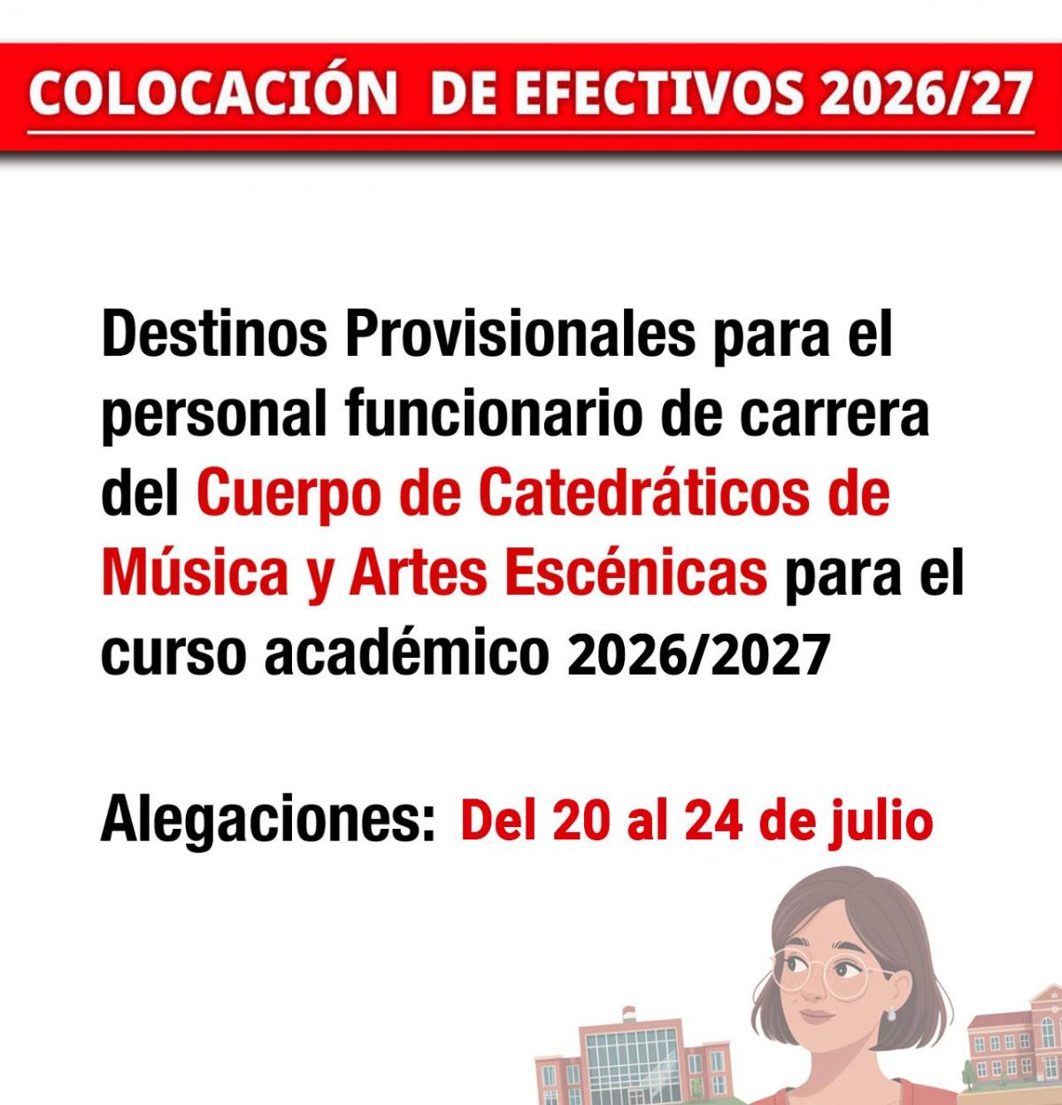 CE provisional CMAE 2026