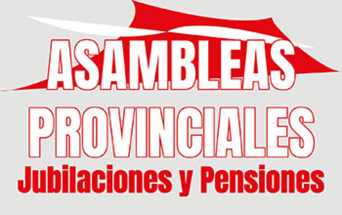 Asambleas de jubilaciones 2026