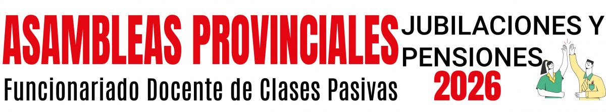 Asambleas de jubilaciones 2026