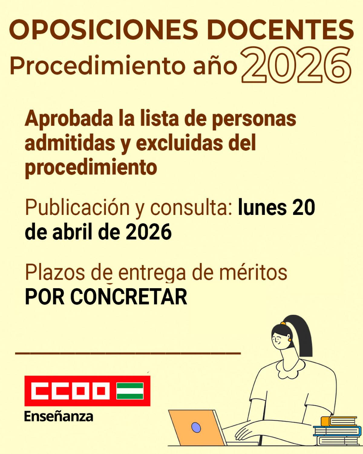 Aprobada lista oposiciones