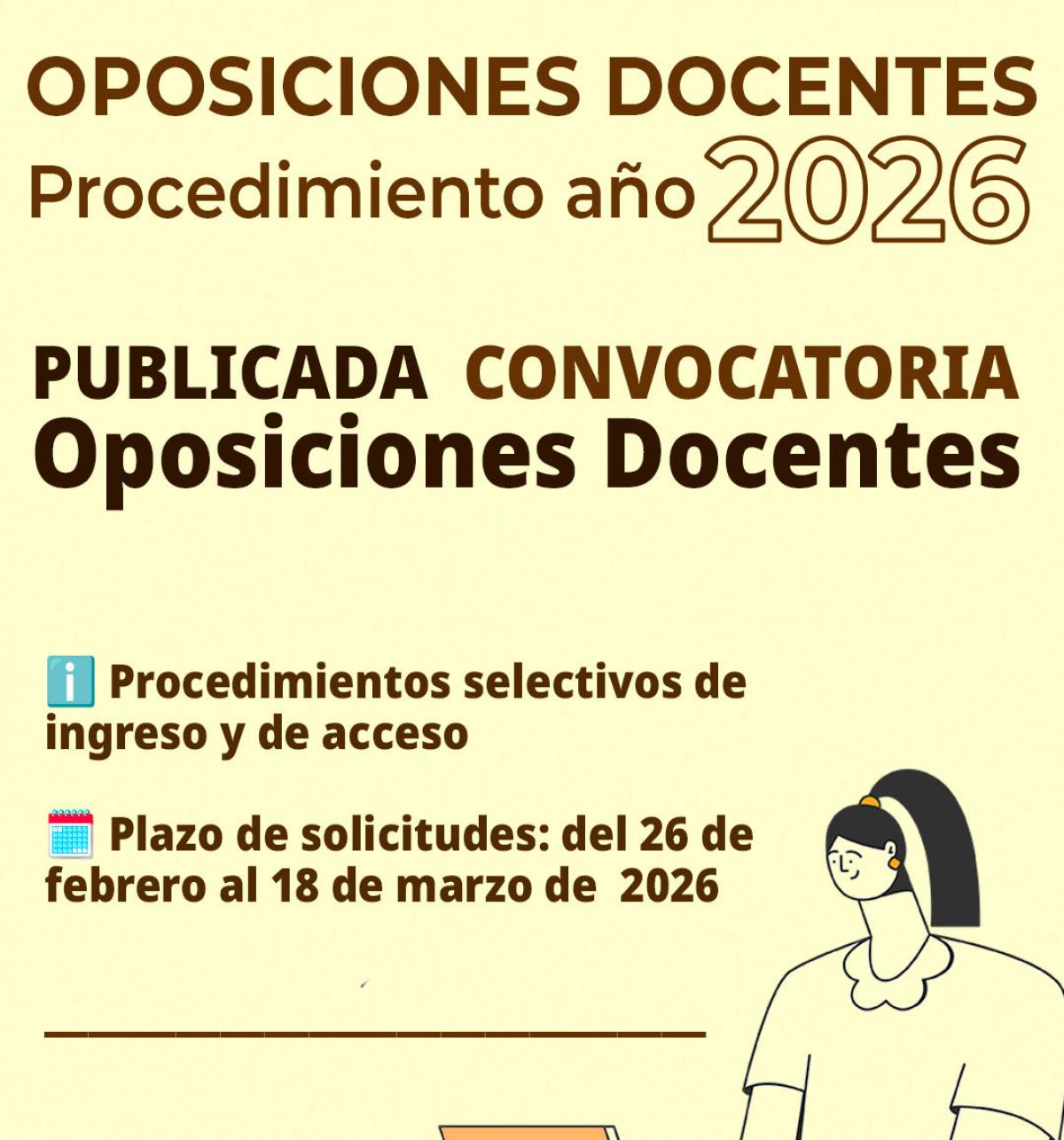 Oposiciones docentes 2026