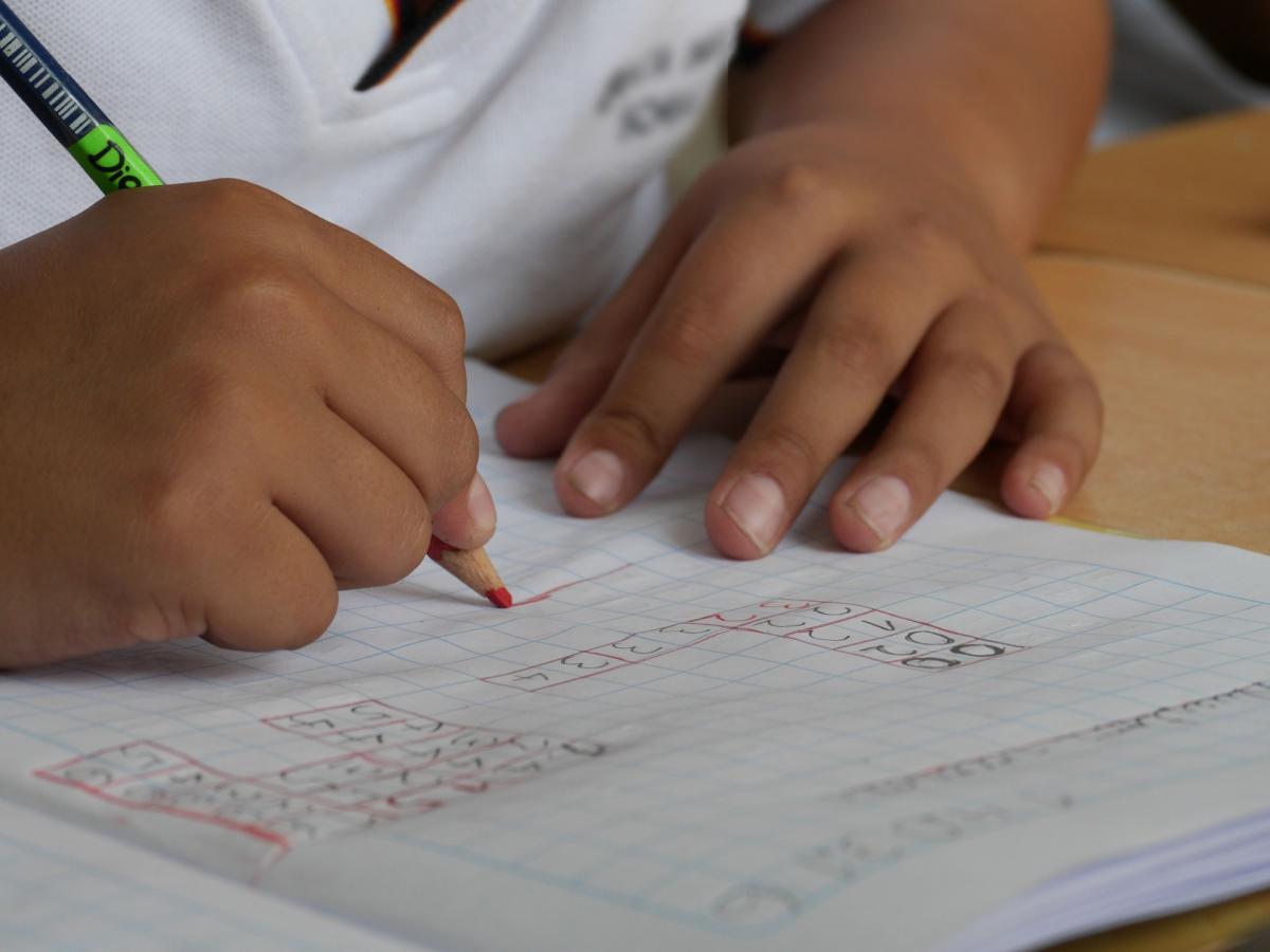 Alumnado escribiendo en un cuaderno. / Pixabay