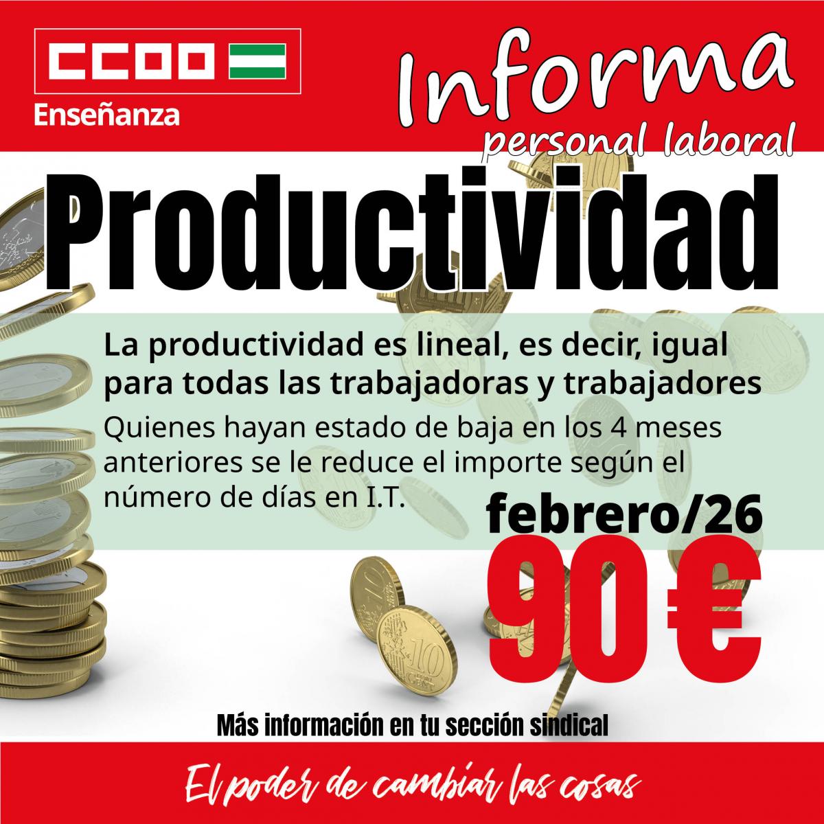 Productividad febrero de 2026