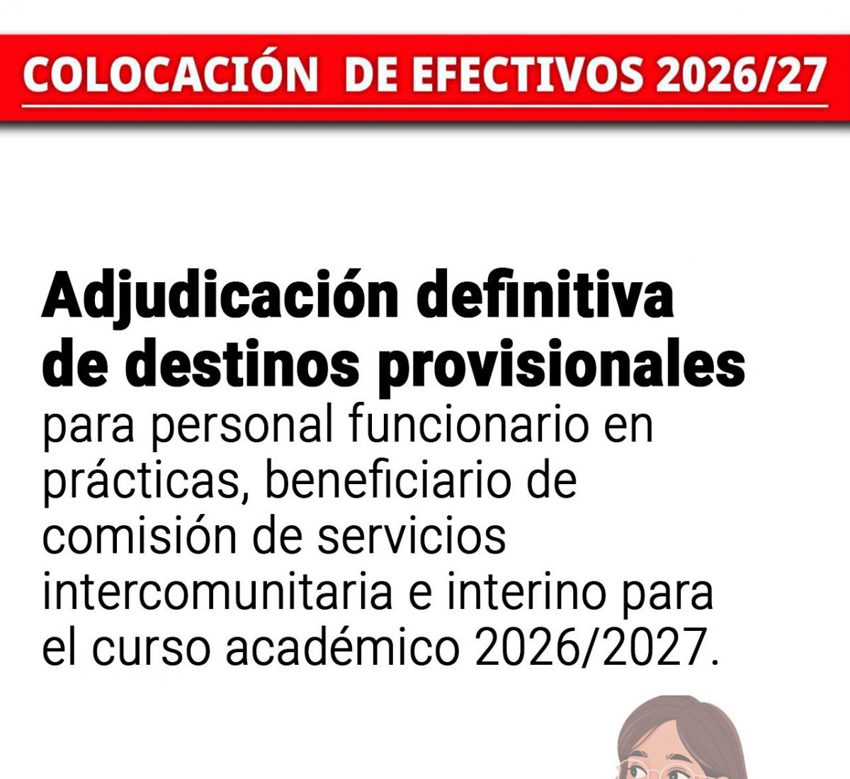 CE prácticas, interinos y CSI