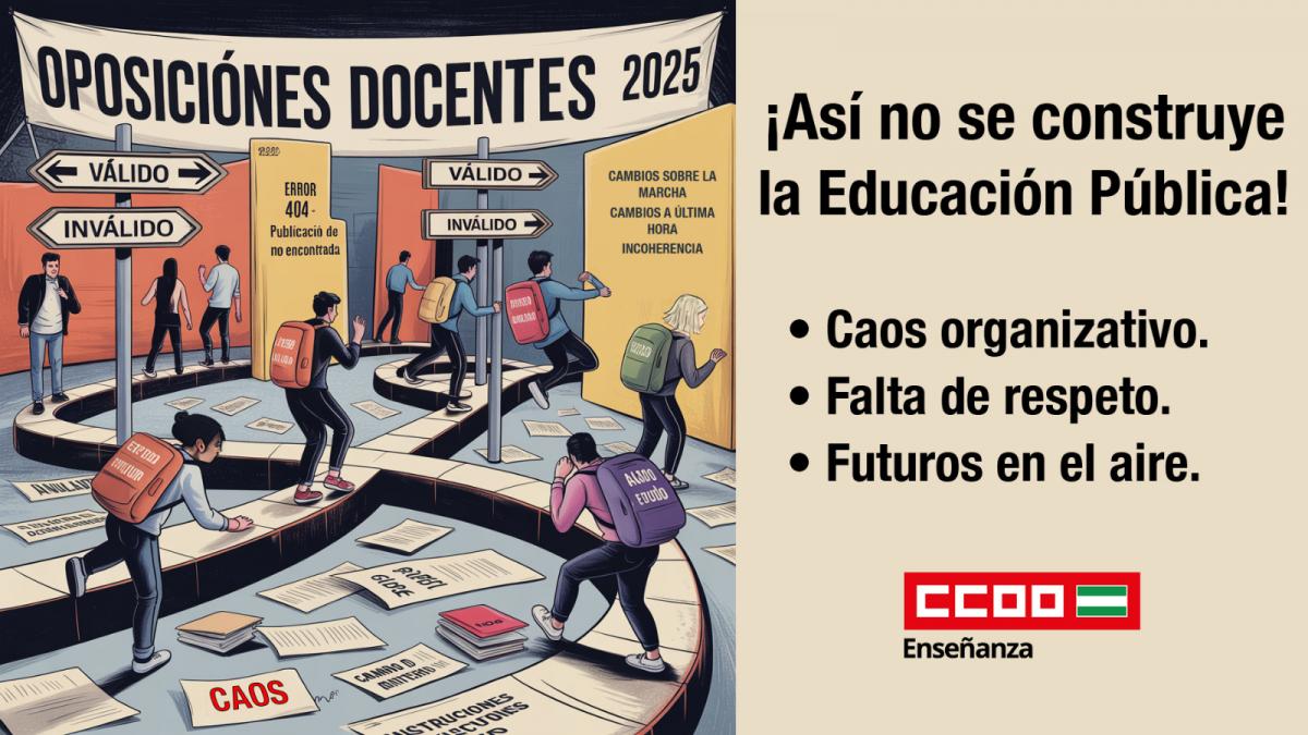 Caos en las oposiciones docentes