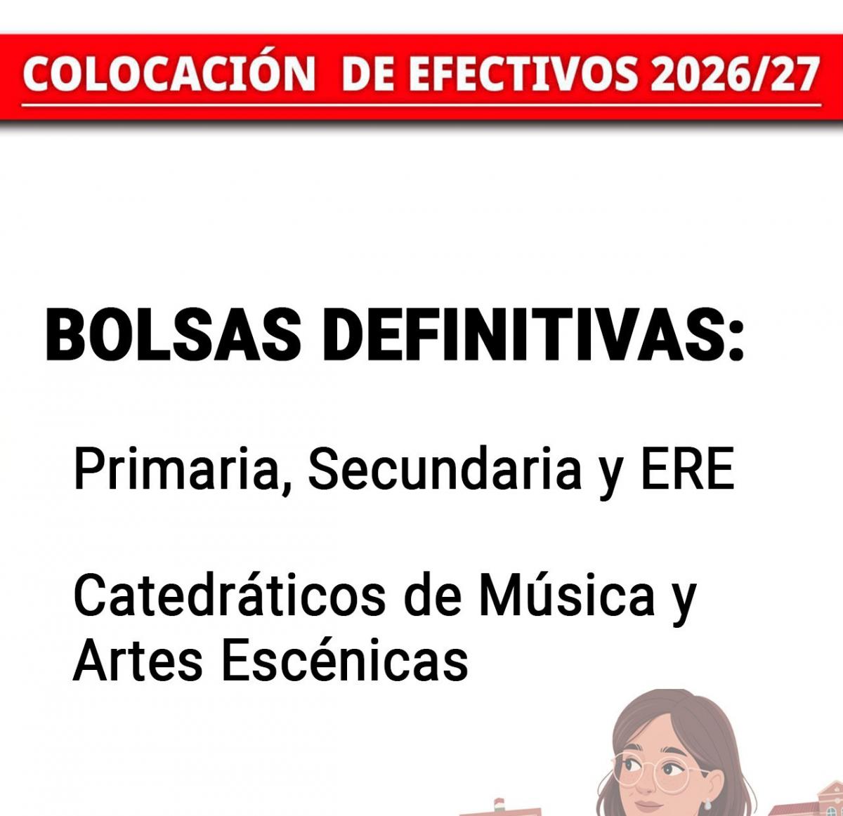 Bolsas definitivas 2026