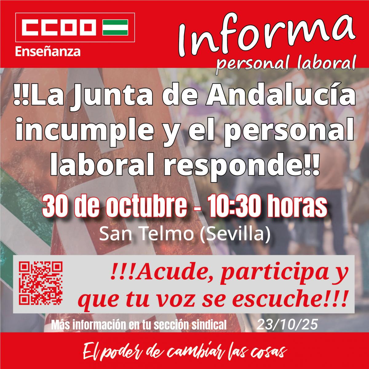 30 Octubre. CCOO se moviliza