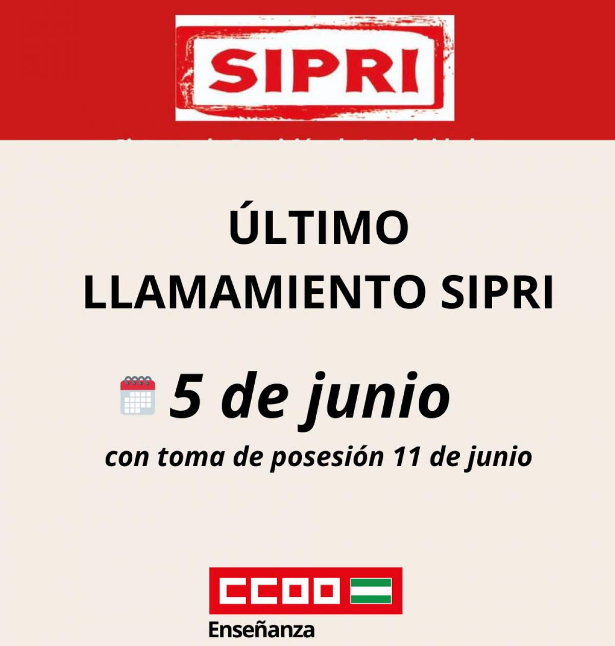 Sipri. ltimo llamamiento
