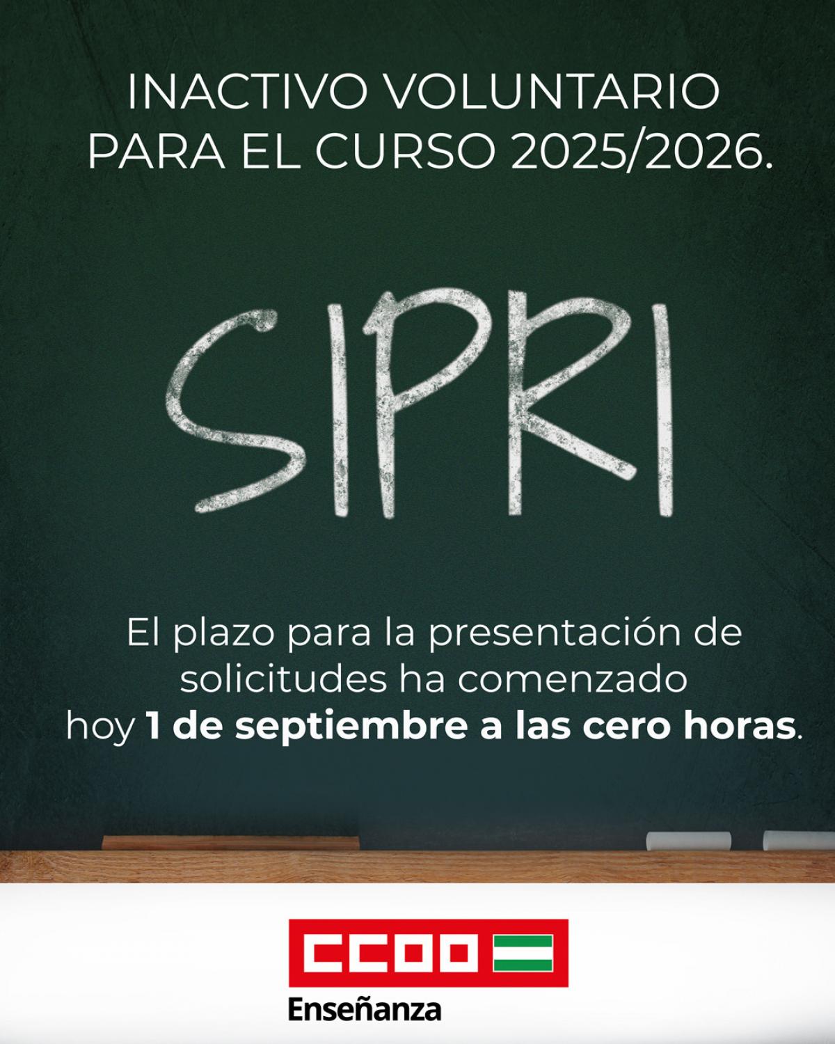 Sipri. Declaracin inactivo