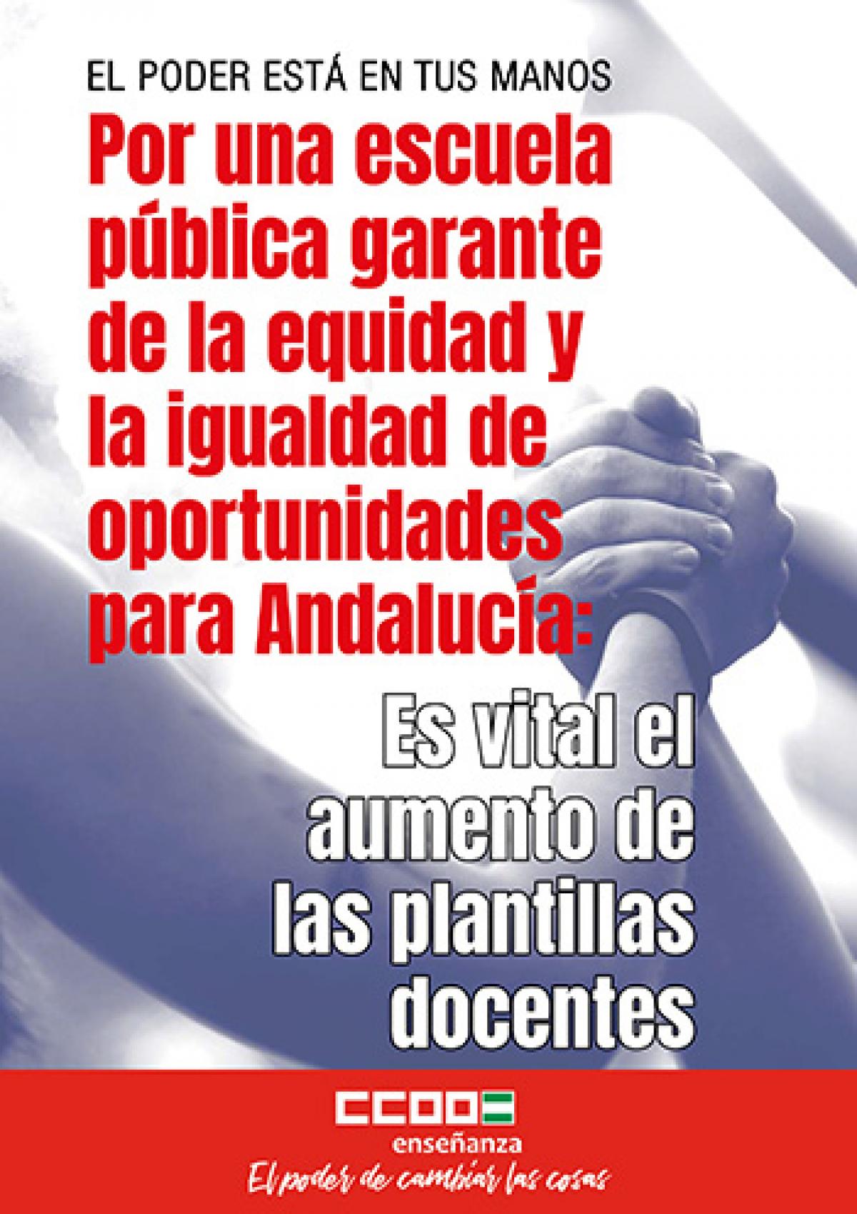 Por una escuela pblica garante de la equidad y la igualdad de oportunidades para Andaluca